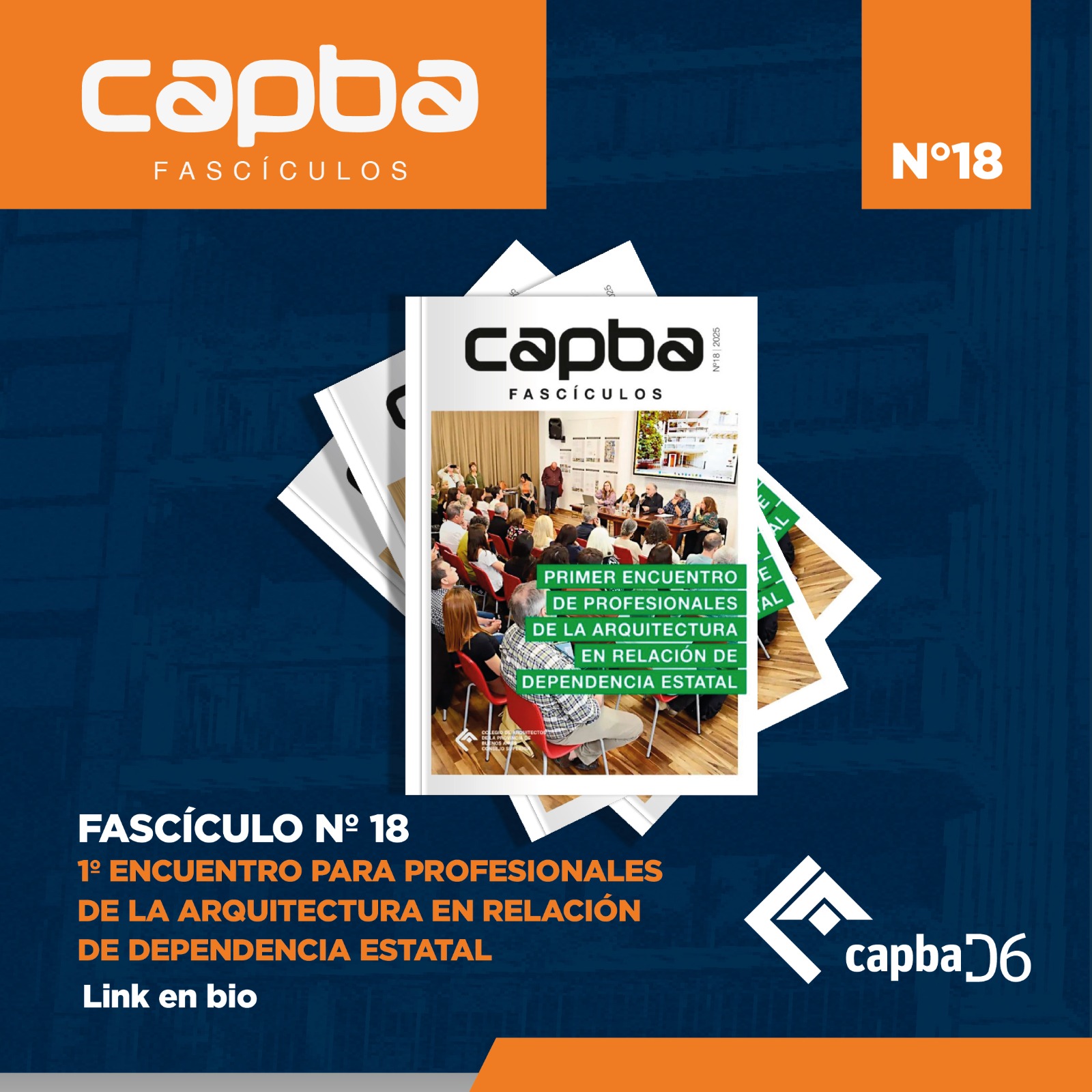 Fascículo 18 | 2025 CAPBA 1º Encuentro para Profesionales de la Arquitectura en Relación de Dependencia Estatal