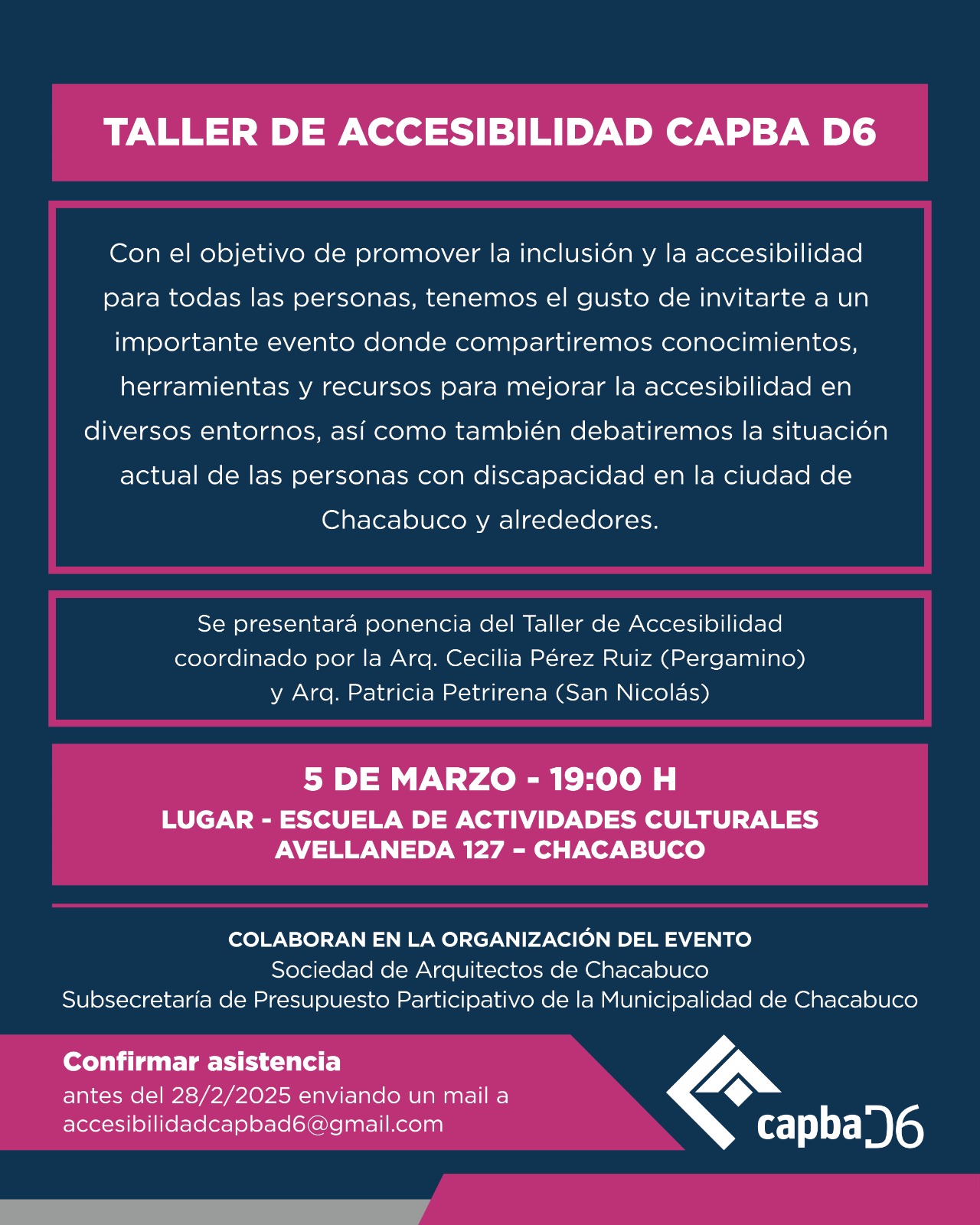 Taller de Accesibilidad CAPBA D6