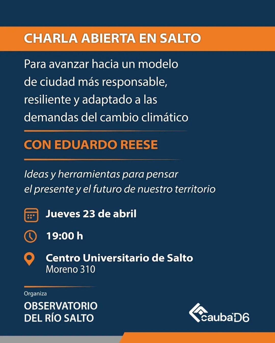 Charla abierta en Salto