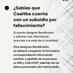 Subsidio por fallecimiento