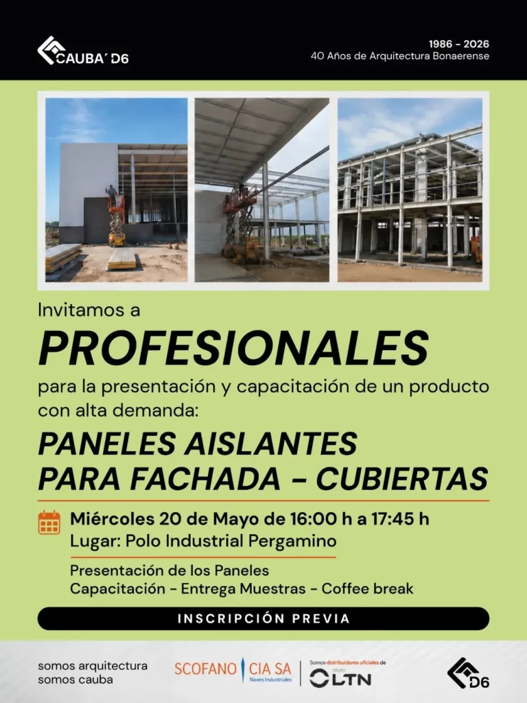 Capacitación en paneles aislantes